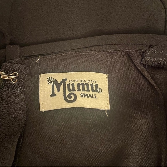 Show Me Your Mumu Black Godshaw Goddess Gown - Small - Picture 8 of 9